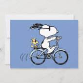 Peanuts | Snoopy & Woodstock Bicycle Kaart (Voorkant)
