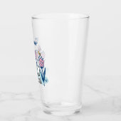 Peanuts Snoopy & Woodstock Bloem | Jouw namen toev Glas (Links)