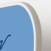 Peanuts Snoopy & Woodstock Bloem | Jouw namen toev Pickleball Paddle (Links Detail)