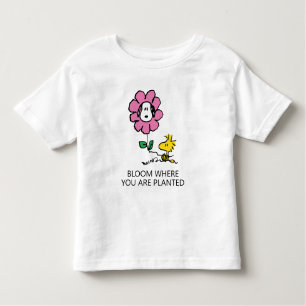 Peanuts   Snoopy & Woodstock Bloem Kinder Shirts