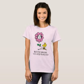 Peanuts | Snoopy & Woodstock Bloem T-shirt (Voorkant volledig)