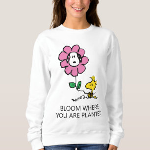 Peanuts   Snoopy & Woodstock Bloem Trui