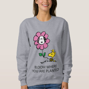 Peanuts   Snoopy & Woodstock Bloem Trui