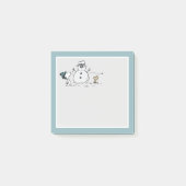 Peanuts | Snoopy & Woodstock Bouw een sneeuwpop Post-it® Notes (Voorkant)