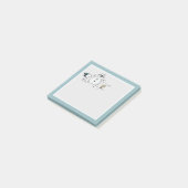 Peanuts | Snoopy & Woodstock Bouw een sneeuwpop Post-it® Notes (Schuin)