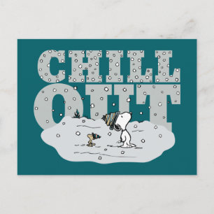 Peanuts   Snoopy & Woodstock Chill Out Briefkaart