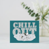 Peanuts | Snoopy & Woodstock Chill Out Briefkaart (Staand voorkant)
