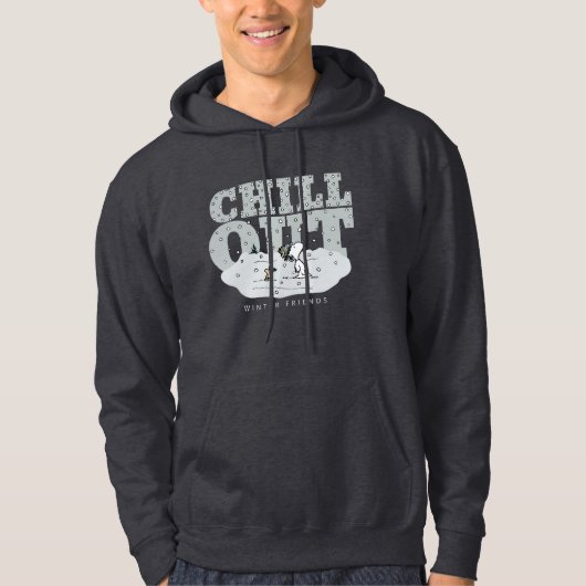 Peanuts | Snoopy & Woodstock Chill Out Hoodie (Voorkant)