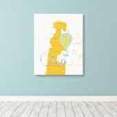 Peanuts | Snoopy & Woodstock Ciao Canvas Afdruk (Insitu (Houten vloer))