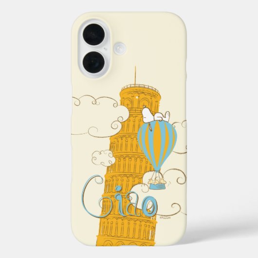 Peanuts | Snoopy & Woodstock Ciao Case-Mate iPhone Case (Achterkant)