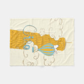 Peanuts | Snoopy & Woodstock Ciao Fleece Deken (Voorkant (Horizontaal))