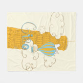 Peanuts | Snoopy & Woodstock Ciao Fleece Deken (Voorkant (Horizontaal))