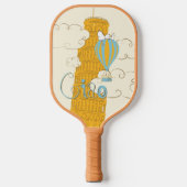 Peanuts | Snoopy & Woodstock Ciao Pickleball Paddle (Voorkant)