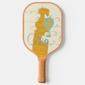 Peanuts | Snoopy & Woodstock Ciao Pickleball Paddle (Achterkant)