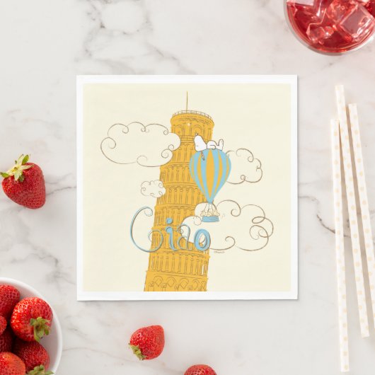 Peanuts | Snoopy & Woodstock Ciao Servet (Insitu)