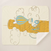 Peanuts | Snoopy & Woodstock Ciao Sherpa Deken (Voorkant (horizontaal))