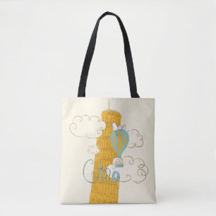 Peanuts   Snoopy & Woodstock Ciao Tote Bag