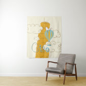 Peanuts | Snoopy & Woodstock Ciao Wandkleed (In situ)