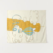 Peanuts | Snoopy & Woodstock Ciao Wandkleed (Voorkant (horizontaal))