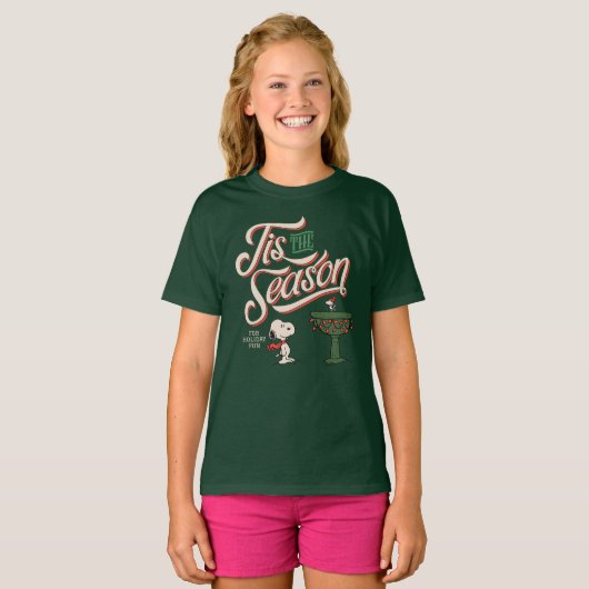 Peanuts | Snoopy & Woodstock Dit Het Seizoen T-shirt (Voorkant volledig)