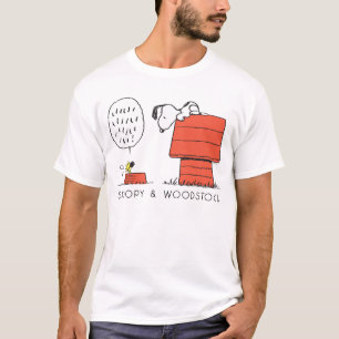 Peanuts   Snoopy & Woodstock Duiken T-shirt