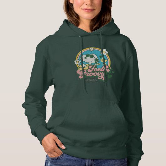 Peanuts | Snoopy & Woodstock Feelin' Groovy Hoodie (Voorkant)