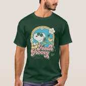 Peanuts | Snoopy & Woodstock Feelin' Groovy T-shirt (Voorkant)