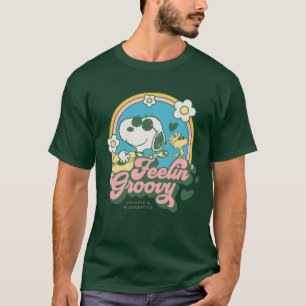 Peanuts   Snoopy & Woodstock Feelin' Groovy T-shirt