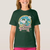 Peanuts | Snoopy & Woodstock Feelin' Groovy T-shirt (Voorkant)