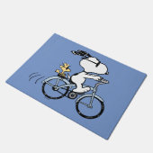 Peanuts | Snoopy & Woodstock Fiets Deurmat (Schuin)