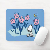 Peanuts | Snoopy & Woodstock Flower Garden Muismat (Met muis)