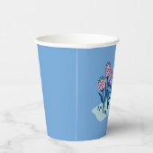 Peanuts | Snoopy & Woodstock Flower Garden Papieren Bekers (Rechts)