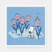 Peanuts | Snoopy & Woodstock Flower Garden Servet (Voorkant)
