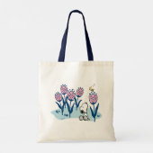 Peanuts | Snoopy & Woodstock Flower Garden Tote Bag (Achterkant)