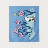 Peanuts | Snoopy & Woodstock Flower Garden Wandkleed (Voorkant)