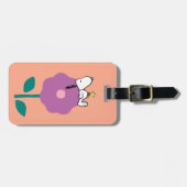 Peanuts | Snoopy & Woodstock Flower Whistle Bagagelabel (Voorkant horizontaal)
