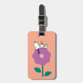 Peanuts | Snoopy & Woodstock Flower Whistle Bagagelabel (Voorkant verticaal)