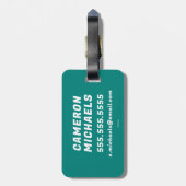 Peanuts | Snoopy & Woodstock Flower Whistle Bagagelabel (Achterkant verticaal)