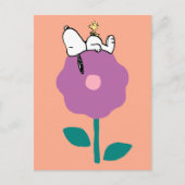 Peanuts | Snoopy & Woodstock Flower Whistle Briefkaart (Voorkant)