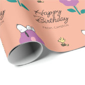 Peanuts | Snoopy & Woodstock Flower Whistle Cadeaupapier (Rol Hoek)