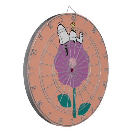 Peanuts | Snoopy & Woodstock Flower Whistle Dartbord (Voorkant Links)