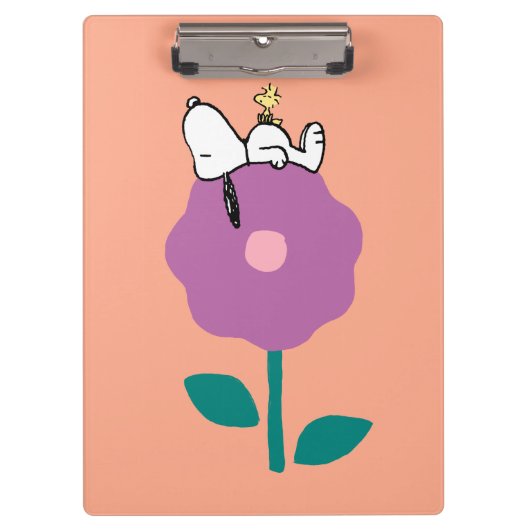 Peanuts | Snoopy & Woodstock Flower Whistle Klembord (Voorkant)