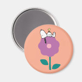 Peanuts | Snoopy & Woodstock Flower Whistle Magneet (Voorkant / Achterkant)
