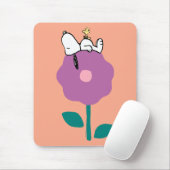 Peanuts | Snoopy & Woodstock Flower Whistle Muismat (Met muis)