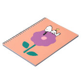 Peanuts | Snoopy & Woodstock Flower Whistle Notitieboek (Linkerzijde)