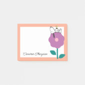 Peanuts | Snoopy & Woodstock Flower Whistle Post-it® Notes (Voorkant)