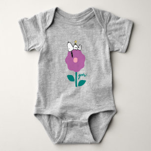 Peanuts Snoopy & Woodstock Flower Whistle Romper