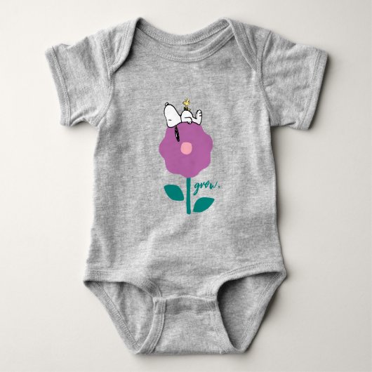 Peanuts | Snoopy & Woodstock Flower Whistle Romper (Voorkant)