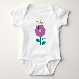 Peanuts   Snoopy & Woodstock Flower Whistle Romper