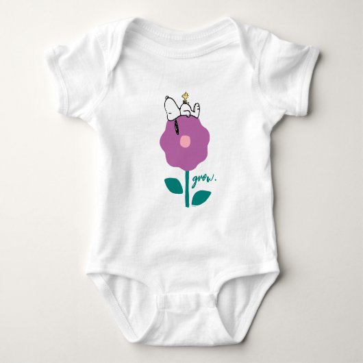 Peanuts | Snoopy & Woodstock Flower Whistle Romper (Voorkant)